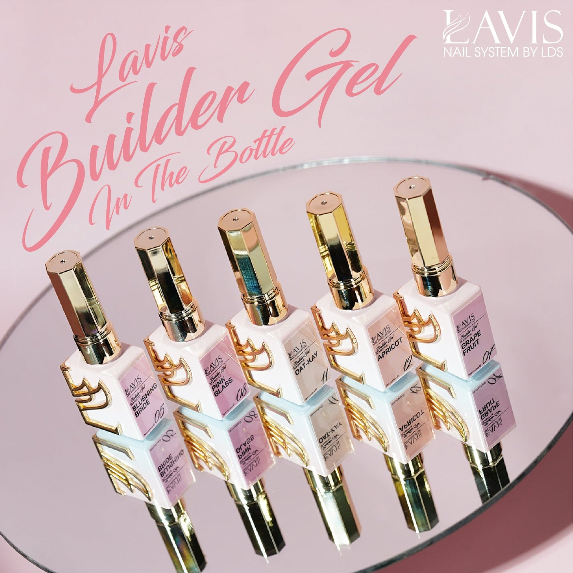 LAVIS Builder Gel In The Bottle - B09 - Gel Polish 15ml - DTK Nail Supply