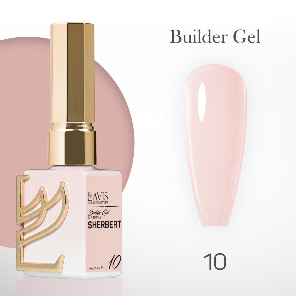 LAVIS Builder Gel In The Bottle - B10 - Gel Polish 15ml - DTK Nail Supply