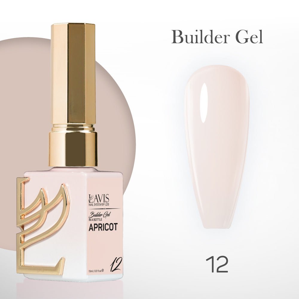 LAVIS Builder Gel In The Bottle - B12 - Gel Polish 15ml - DTK Nail Supply