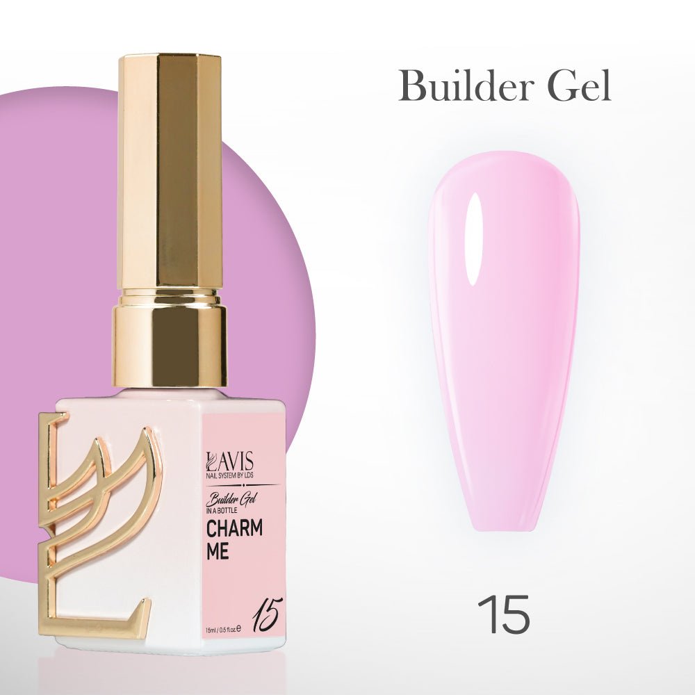 LAVIS Builder Gel In The Bottle - B15 - Gel Polish 15ml - DTK Nail Supply