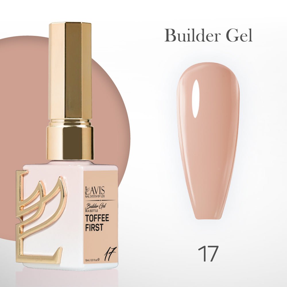 LAVIS Builder Gel In The Bottle - B17 - Gel Polish 15ml - DTK Nail Supply