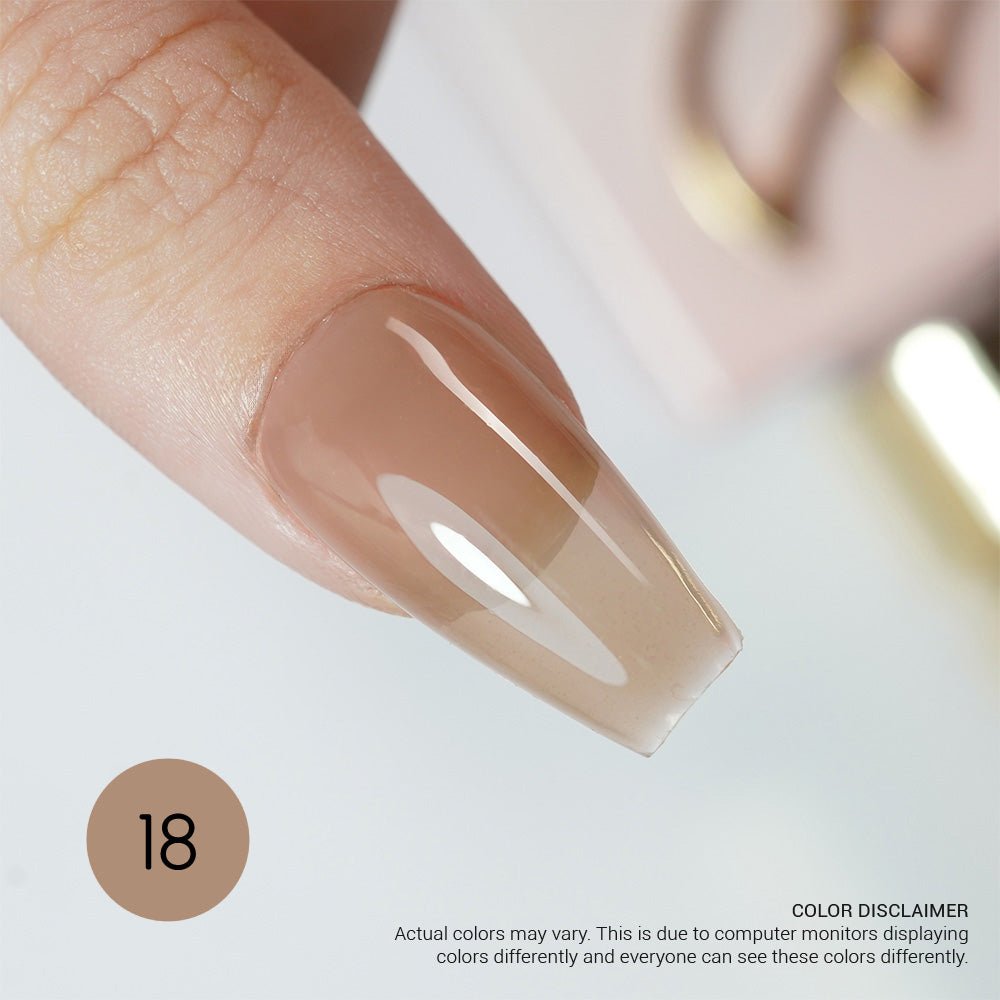 LAVIS Builder Gel In The Bottle - B18 - Gel Polish 15ml - DTK Nail Supply