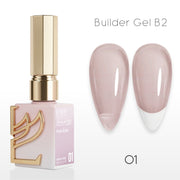 LAVIS Builder Gel In The Bottle - B2 - 01 Pink Echo - Gel Polish 0.5oz - DTK Nail Supply