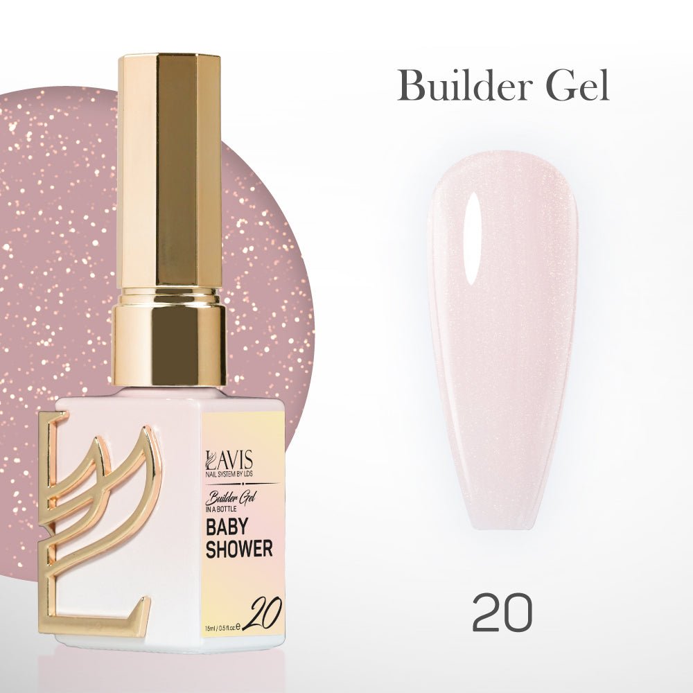 LAVIS Builder Gel In The Bottle - B20 - Gel Polish 15ml - DTK Nail Supply