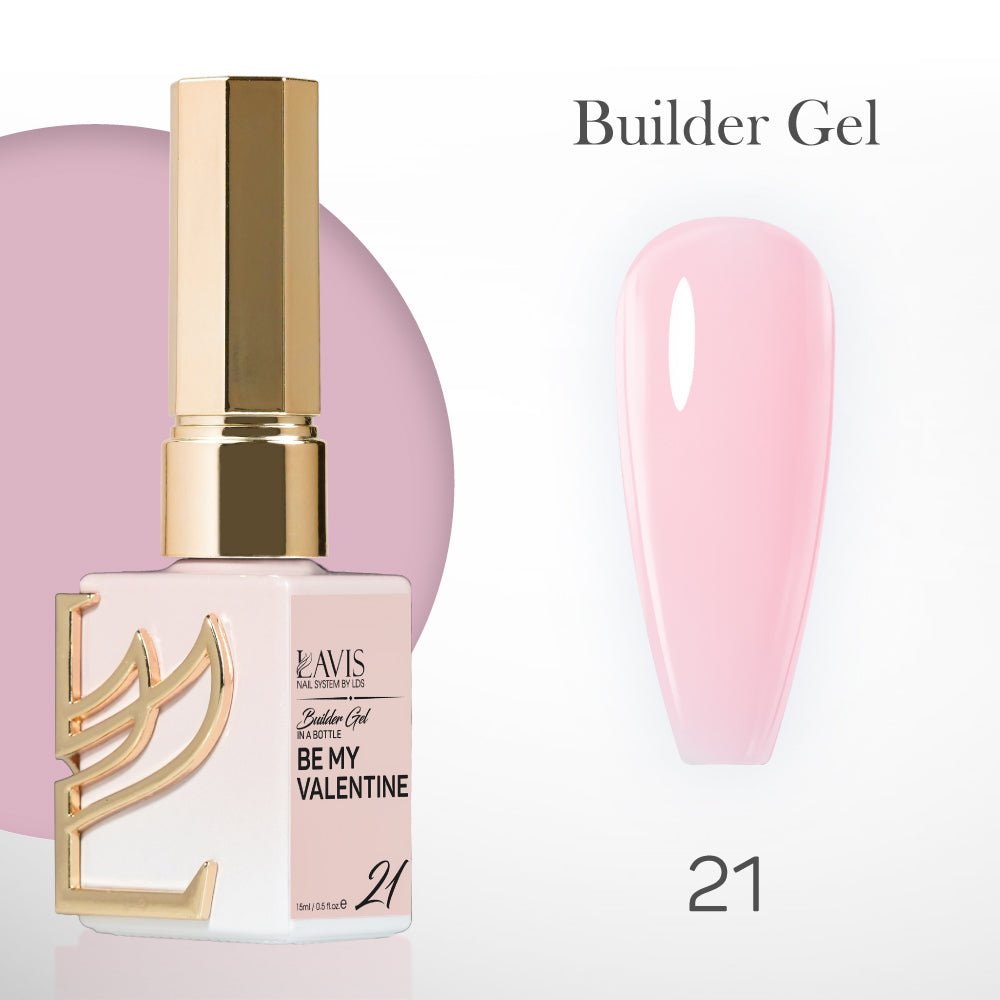 LAVIS Builder Gel In The Bottle - B21 - Gel Polish 15ml - DTK Nail Supply