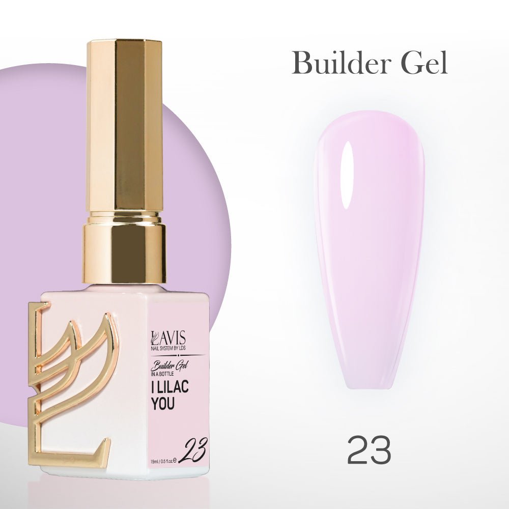 LAVIS Builder Gel In The Bottle - B23 - Gel Polish 15ml - DTK Nail Supply