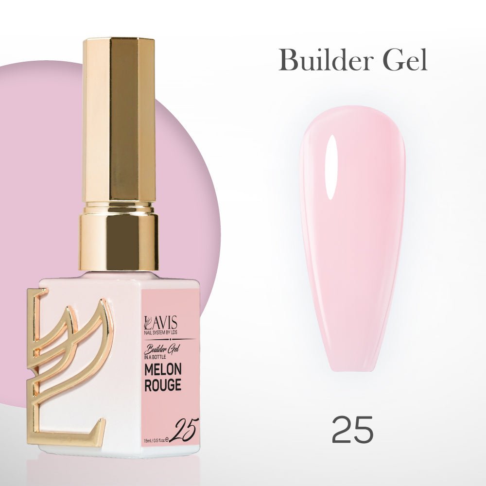LAVIS Builder Gel In The Bottle - B25 - Gel Polish 15ml - DTK Nail Supply
