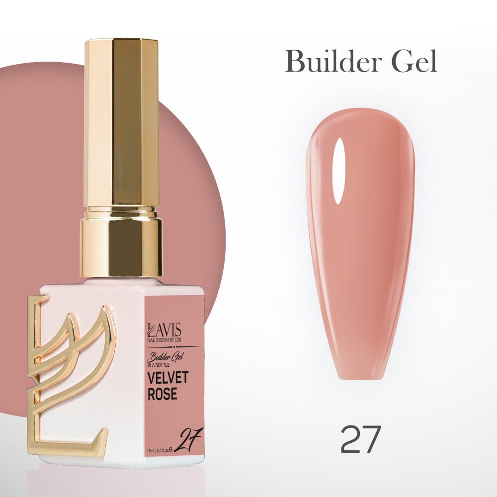 LAVIS Builder Gel In The Bottle - B27 - Gel Polish 15ml - DTK Nail Supply