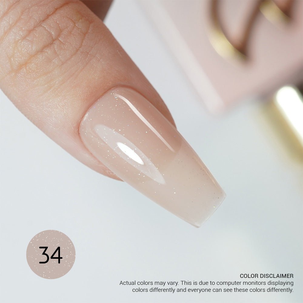 LAVIS Builder Gel In The Bottle - B34 - Gel Polish 15ml - DTK Nail Supply