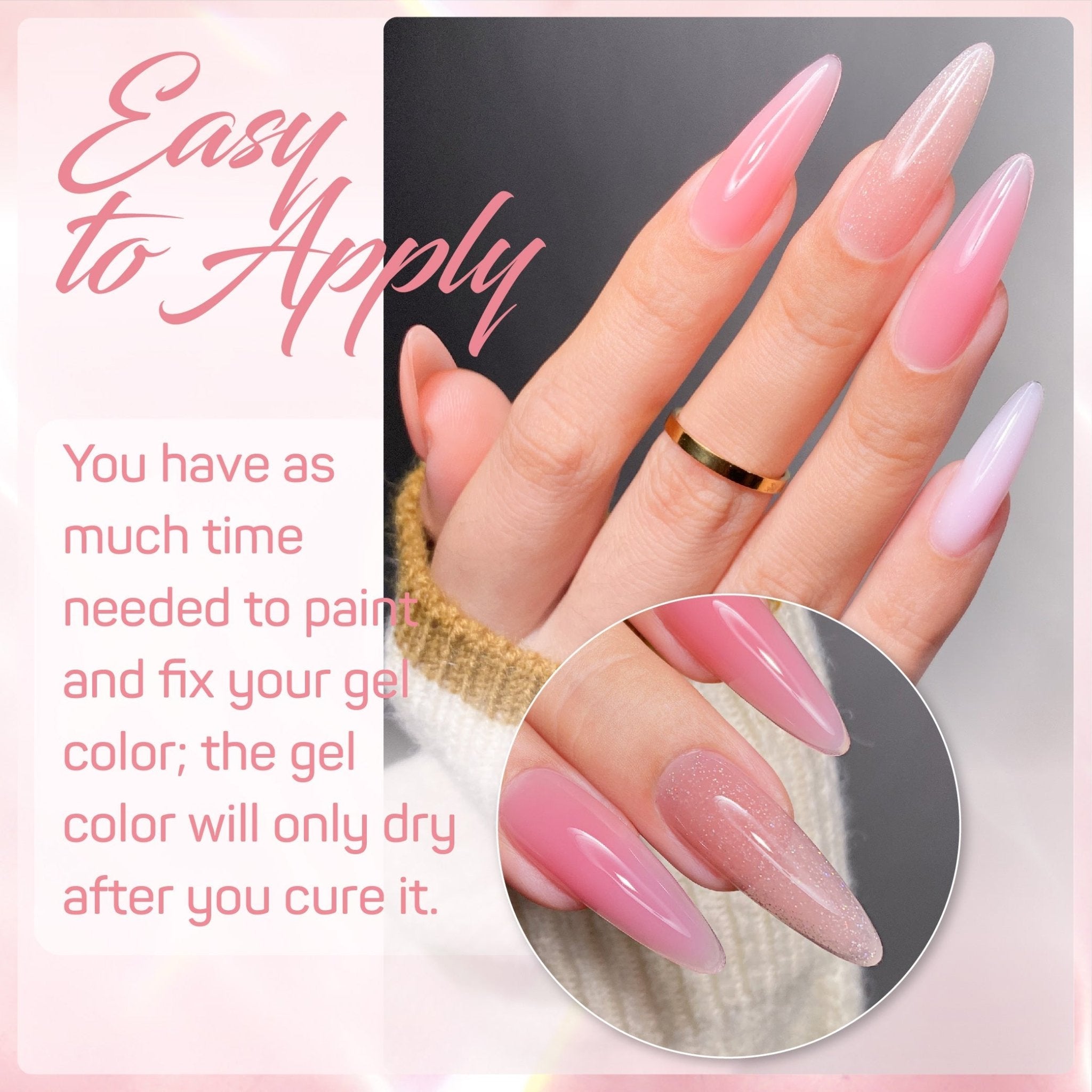 LAVIS Builder Gel In The Bottle Set 36 Colors V2 - DTK Nail Supply