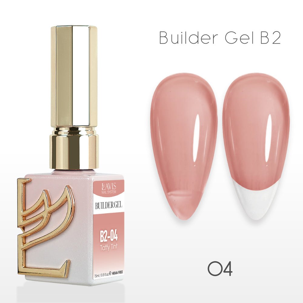 LAVIS Builder Gel In The Bottle (Ver 3) - B2 - 04 Taffy Tint - Gel Polish 0.5oz - DTK Nail Supply