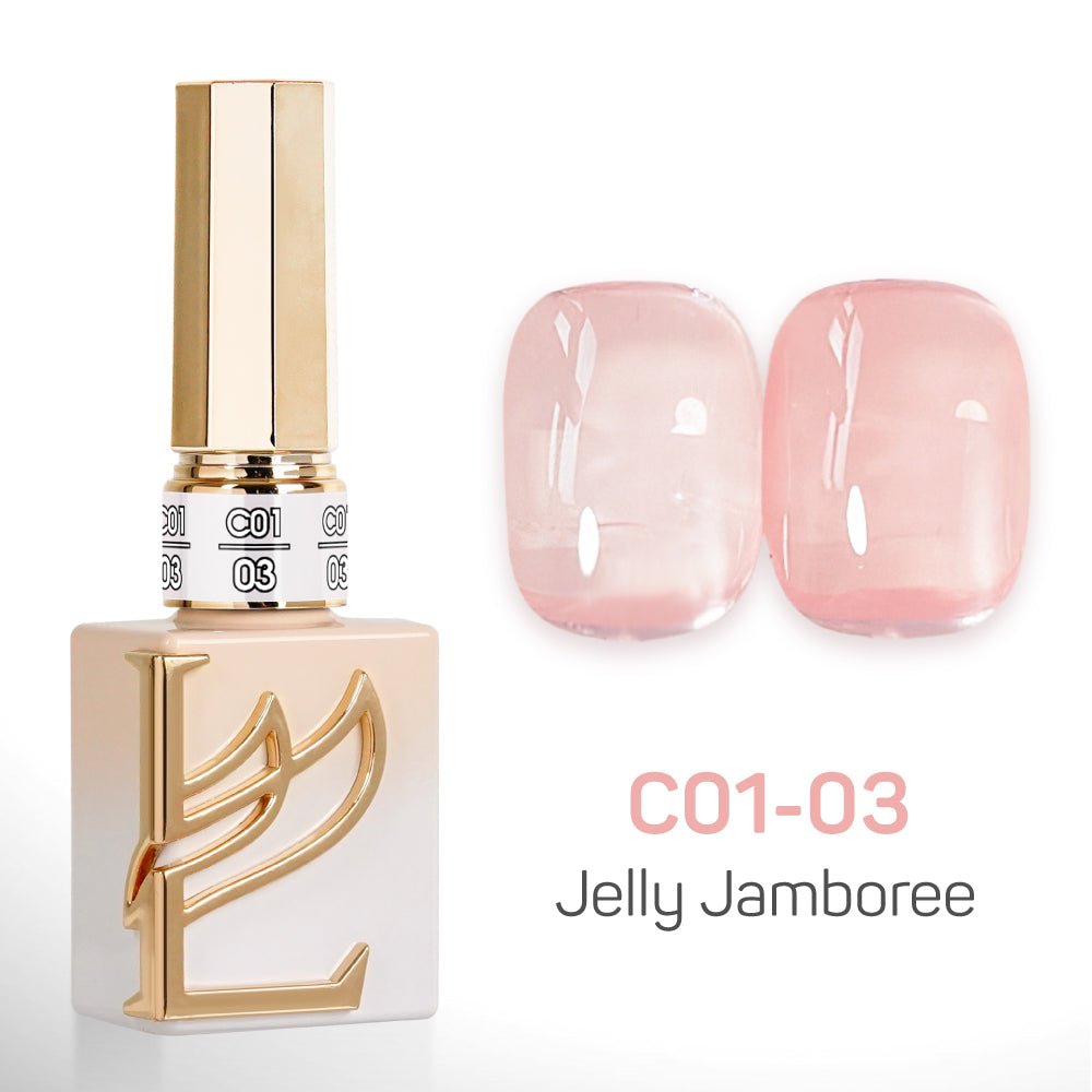 LAVIS C01 - 03 - Gel Polish 0.5 oz - Jelly Jamboree Collection - DTK Nail Supply