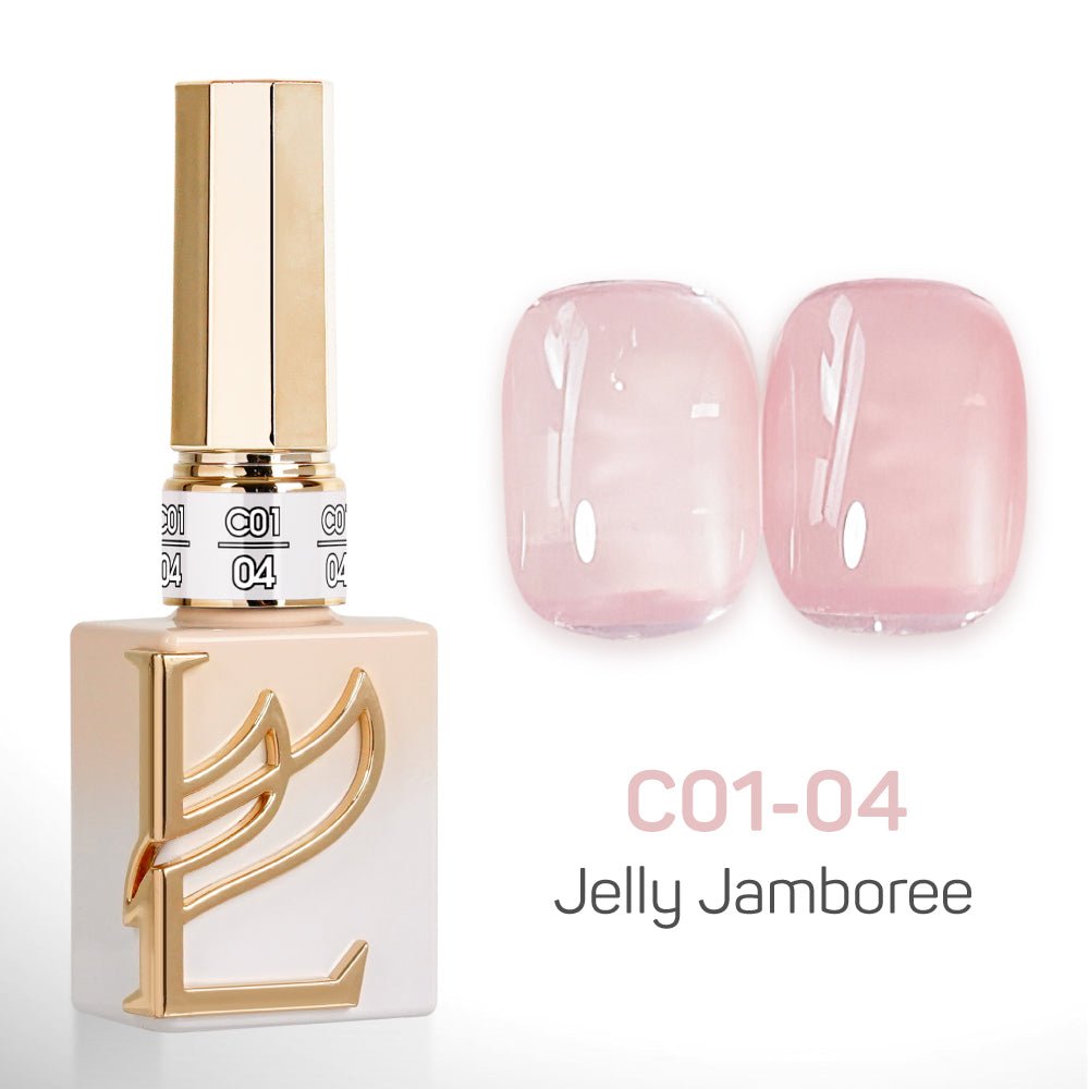 LAVIS C01 - 04 - Gel Polish 0.5 oz - Jelly Jamboree Collection - DTK Nail Supply