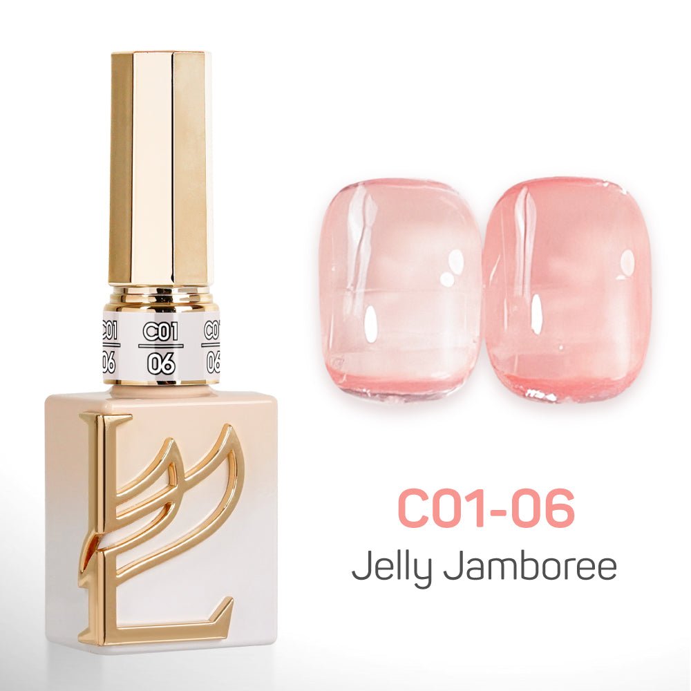 LAVIS C01 - 06 - Gel Polish 0.5 oz - Jelly Jamboree Collection - DTK Nail Supply