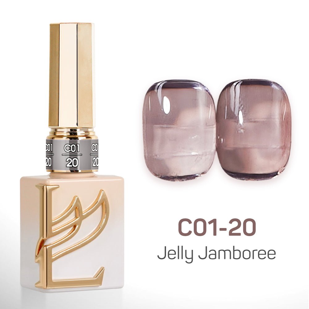 LAVIS C01 - 20 - Gel Polish 0.5 oz - Jelly Jamboree Collection - DTK Nail Supply