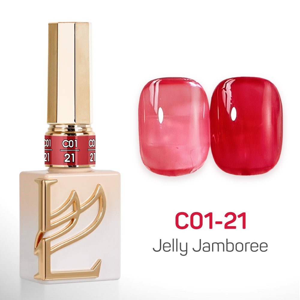 LAVIS C01 - 21 - Gel Polish 0.5 oz - Jelly Jamboree Collection - DTK Nail Supply