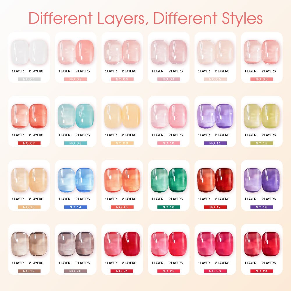 LAVIS C01 - 22 - Gel Polish 0.5 oz - Jelly Jamboree Collection - DTK Nail Supply