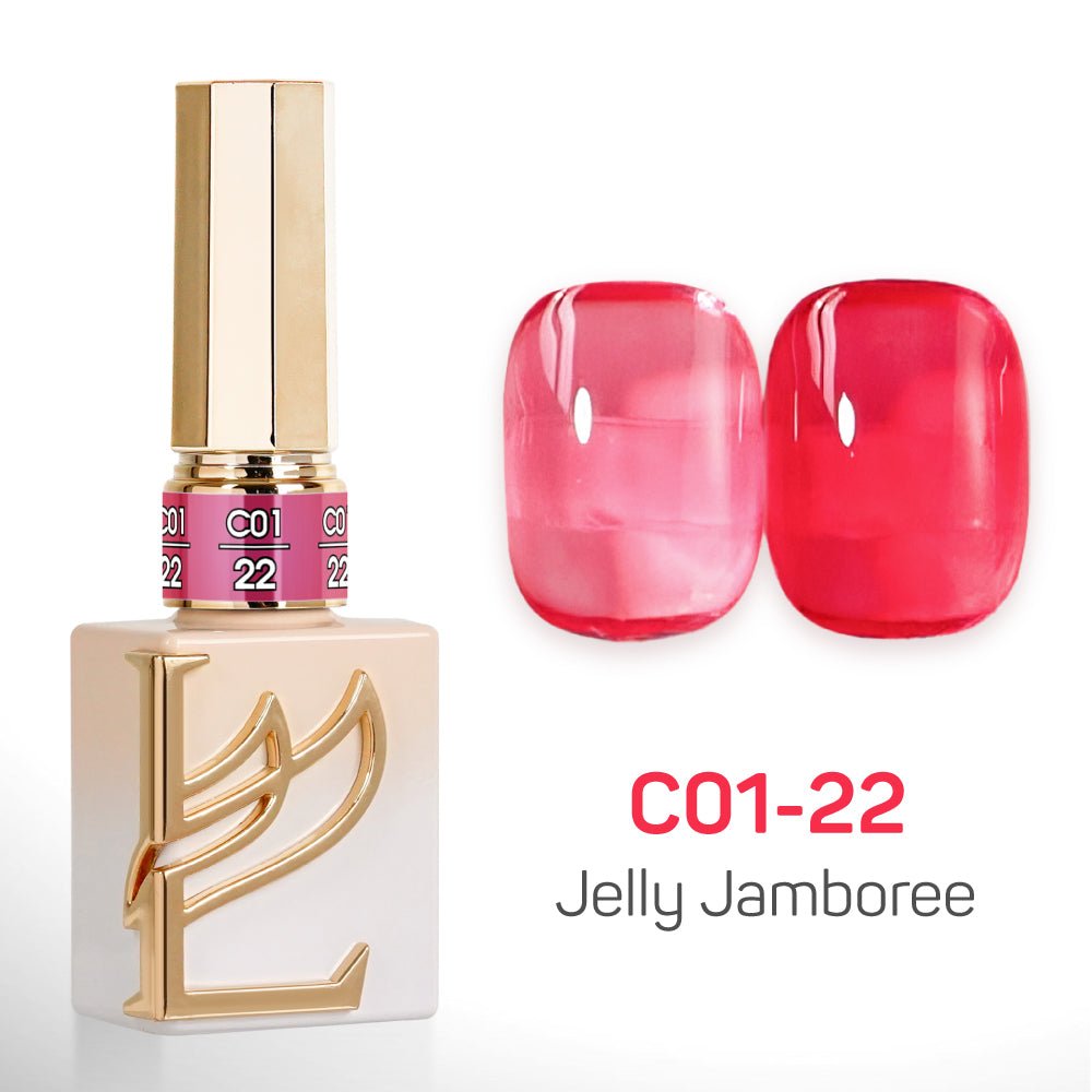 LAVIS C01 - 22 - Gel Polish 0.5 oz - Jelly Jamboree Collection - DTK Nail Supply