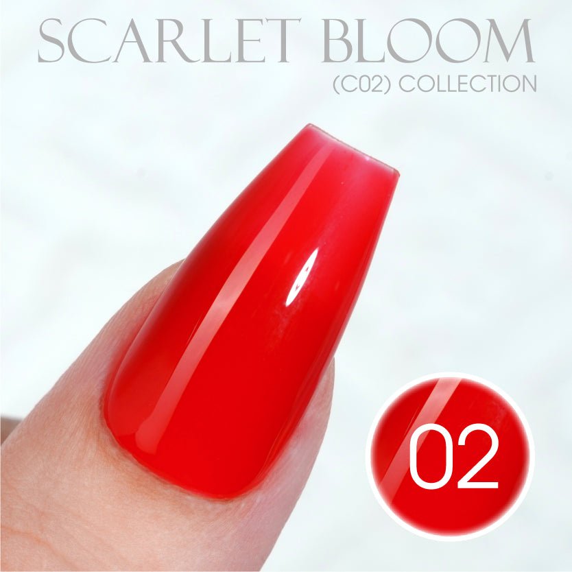 LAVIS C02 - 02 - Gel Polish 0.5 oz - Scarlet Bloom Collection - DTK Nail Supply