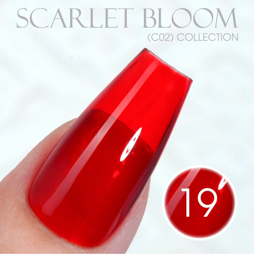 LAVIS C02 - 19 - Gel Polish 0.5 oz - Scarlet Bloom Collection - DTK Nail Supply
