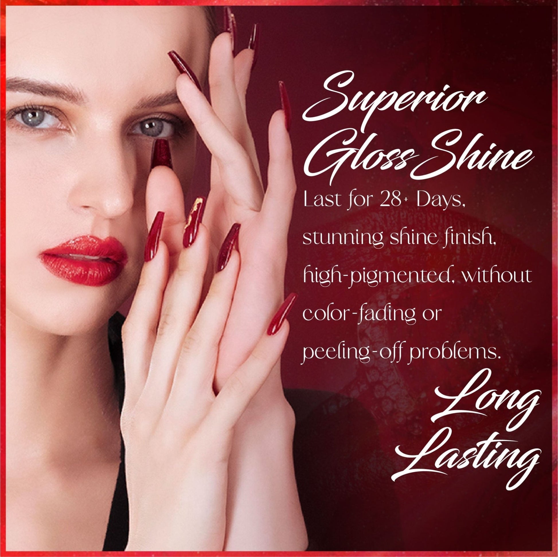 LAVIS C02 (Ver2) - 01 - Gel Polish 0.5 oz - Scarlet Bloom Collection - DTK Nail Supply