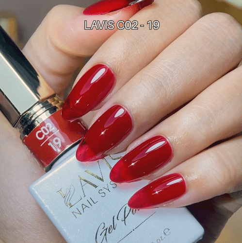 LAVIS C02 (Ver2) - 19 - Gel Polish 0.5 oz - Scarlet Bloom Collection - DTK Nail Supply