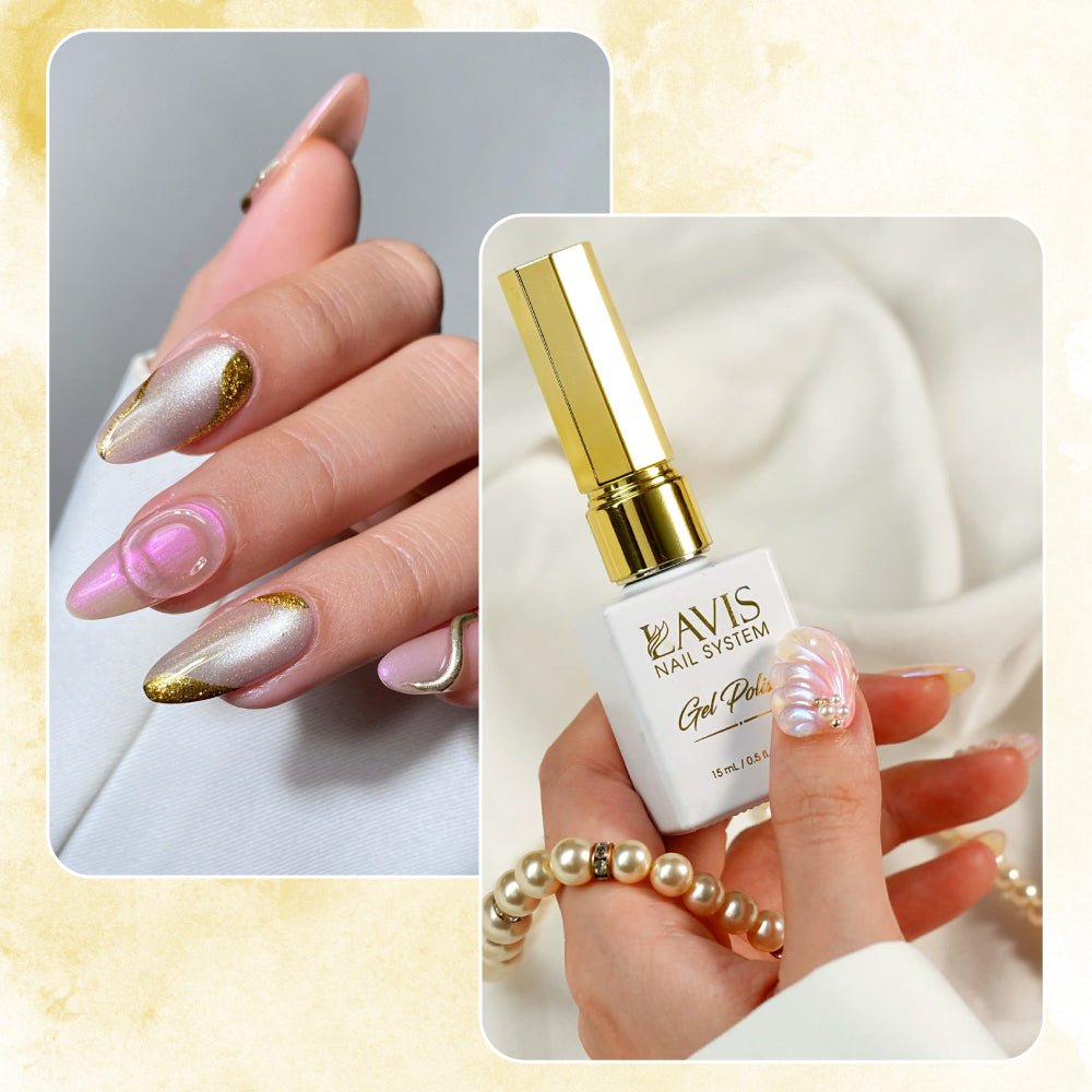 LAVIS C03 - 01 - Gel Polish 0.5 oz - Pretty in Pearl Collection - DTK Nail Supply