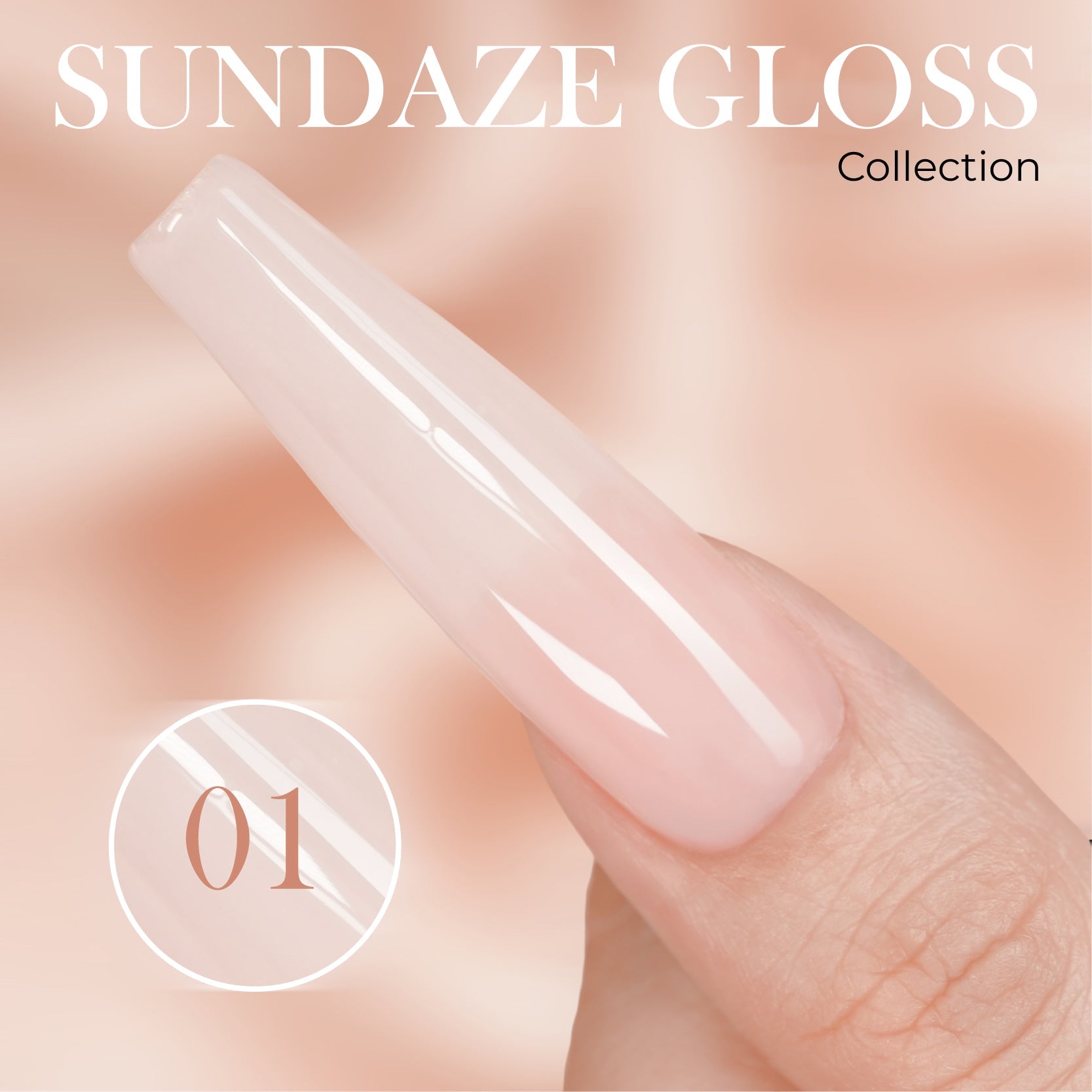 LAVIS C03 - 01 - Gel Polish 0.5 oz - Sundaze Gloss Collection - DTK Nail Supply