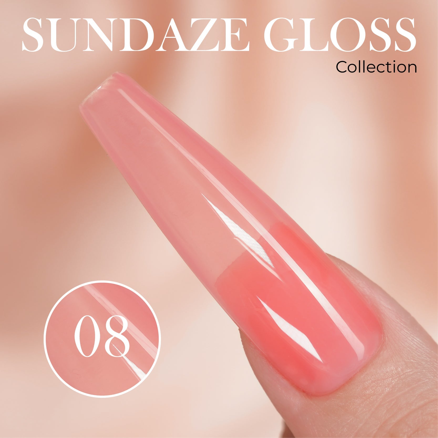 LAVIS C03 - 08 - Gel Polish 0.5 oz - Sundaze Gloss Collection - DTK Nail Supply