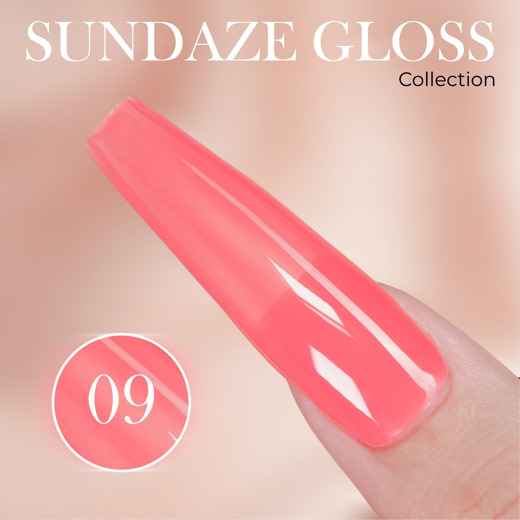 LAVIS C03 - 09 - Gel Polish 0.5 oz - Sundaze Gloss Collection - DTK Nail Supply