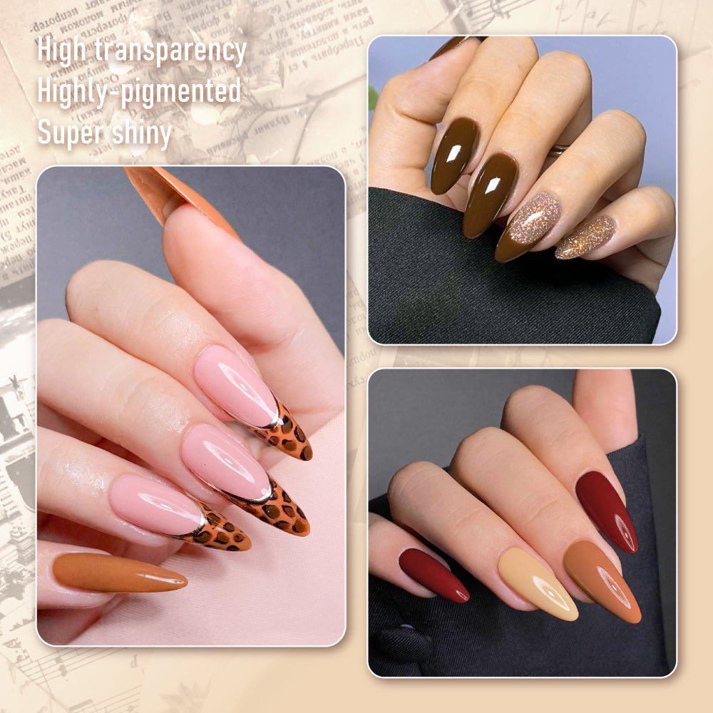 LAVIS C06 - 08 - Gel Polish 0.5 oz - Maple & Mocha Collection - DTK Nail Supply