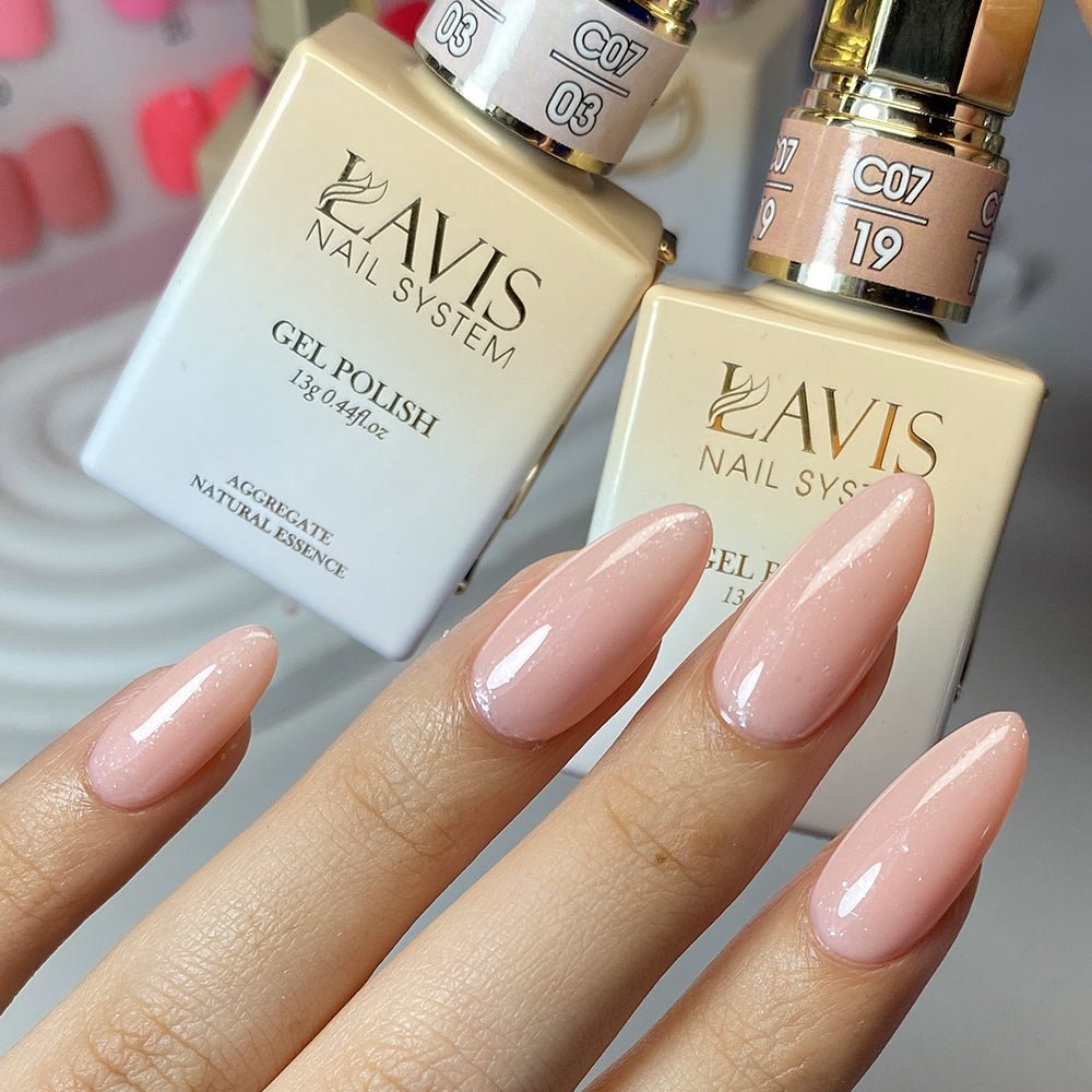 LAVIS C07 - 03 - Gel Polish 0.5 oz - Pinktopia Collection - DTK Nail Supply