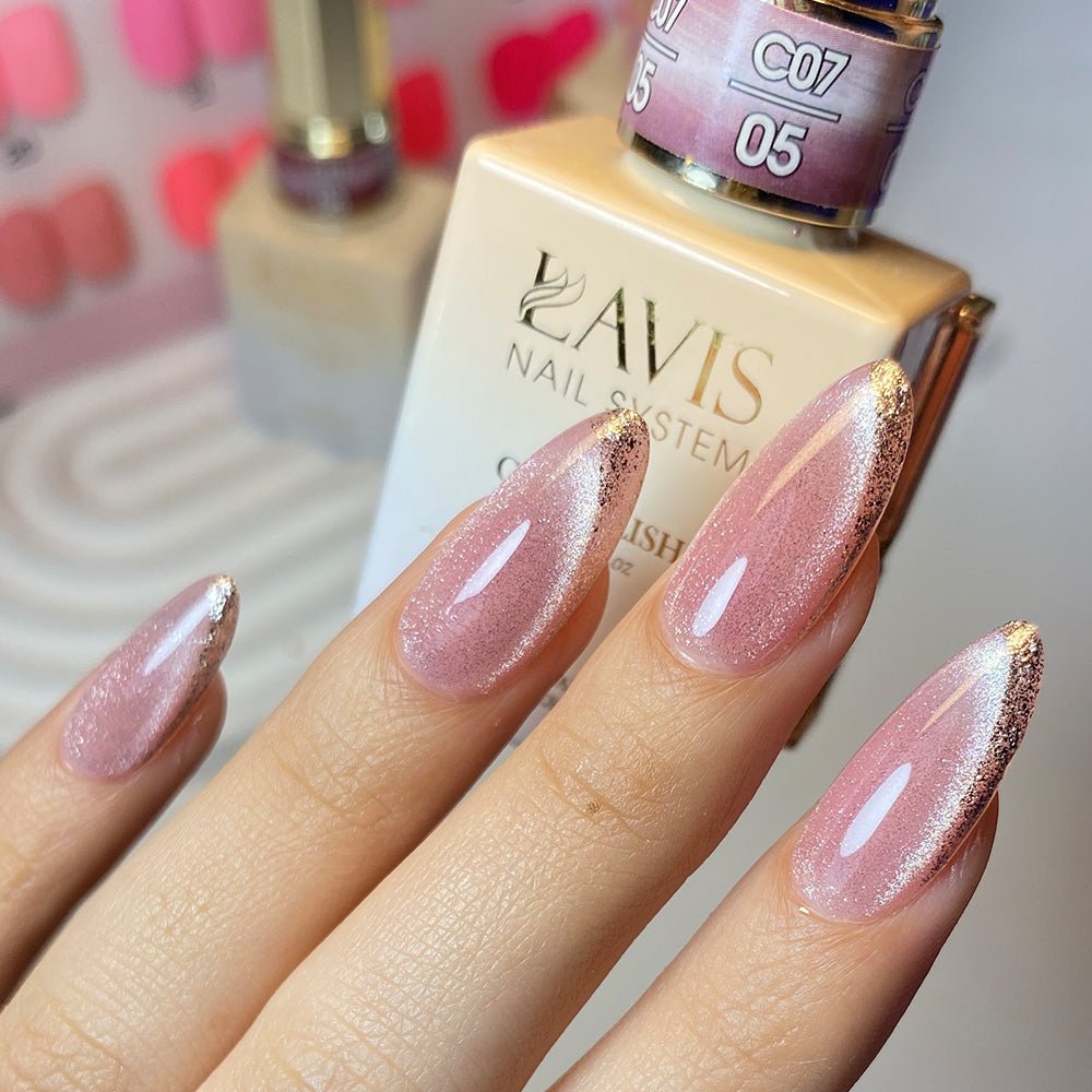 LAVIS C07 - 05 - Gel Polish 0.5 oz - Pinktopia Collection - DTK Nail Supply
