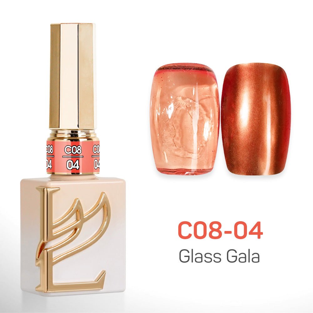 LAVIS C08 - 04 - Gel Polish 0.5 oz - Glass Gala Collection - DTK Nail Supply