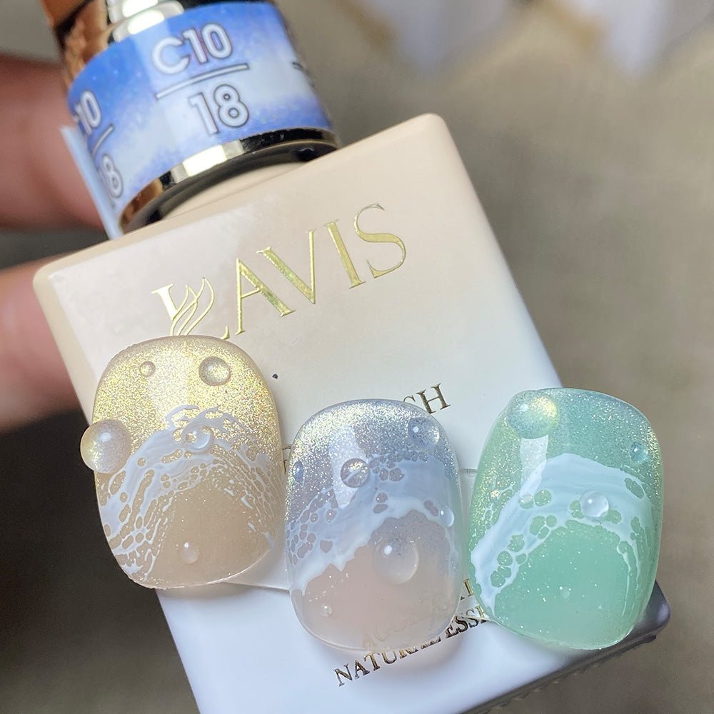 LAVIS C10 - 18 - Gel Polish 0.5 oz - Light of Dawn Collection - DTK Nail Supply