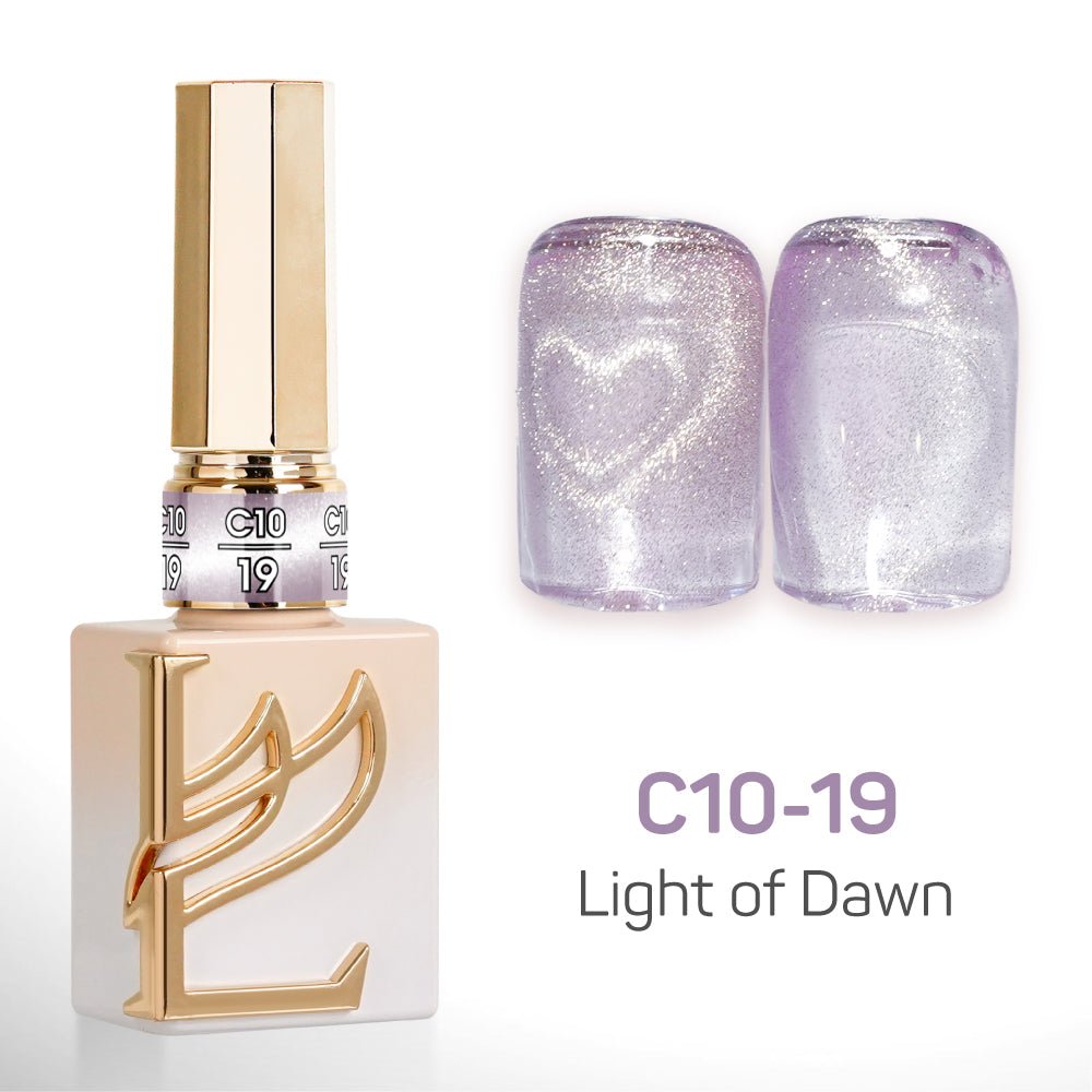 LAVIS C10 - Set 24 Colors - Gel Polish 0.5 oz - Light of Dawn Collection - DTK Nail Supply