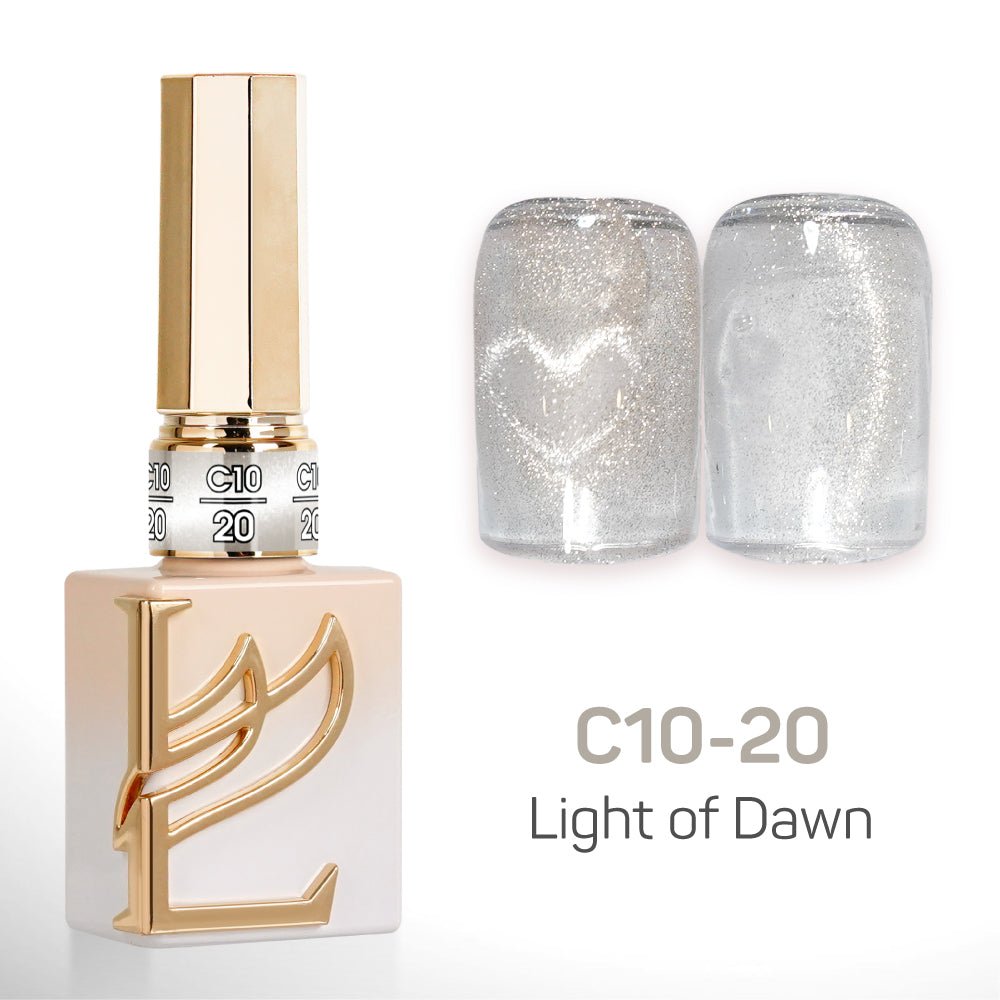 LAVIS C10 - Set 24 Colors - Gel Polish 0.5 oz - Light of Dawn Collection - DTK Nail Supply