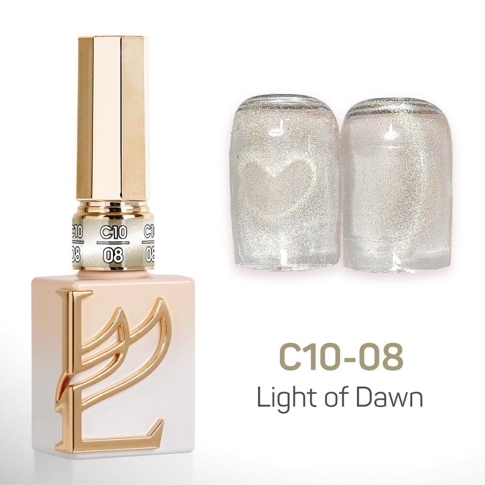 LAVIS C10 - Set 24 Colors - Gel Polish 0.5 oz - Light of Dawn Collection - DTK Nail Supply