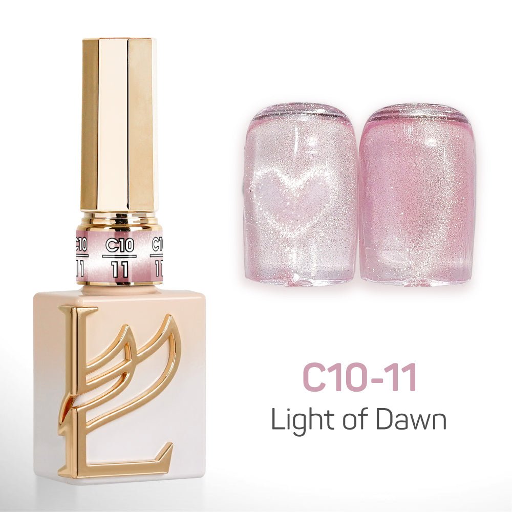 LAVIS C10 - Set 24 Colors - Gel Polish 0.5 oz - Light of Dawn Collection - DTK Nail Supply