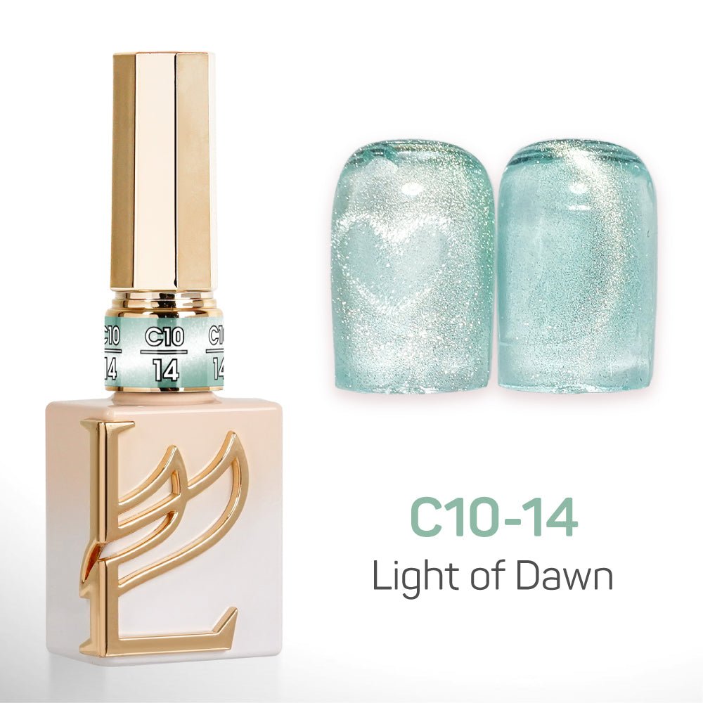 LAVIS C10 - Set 24 Colors - Gel Polish 0.5 oz - Light of Dawn Collection - DTK Nail Supply