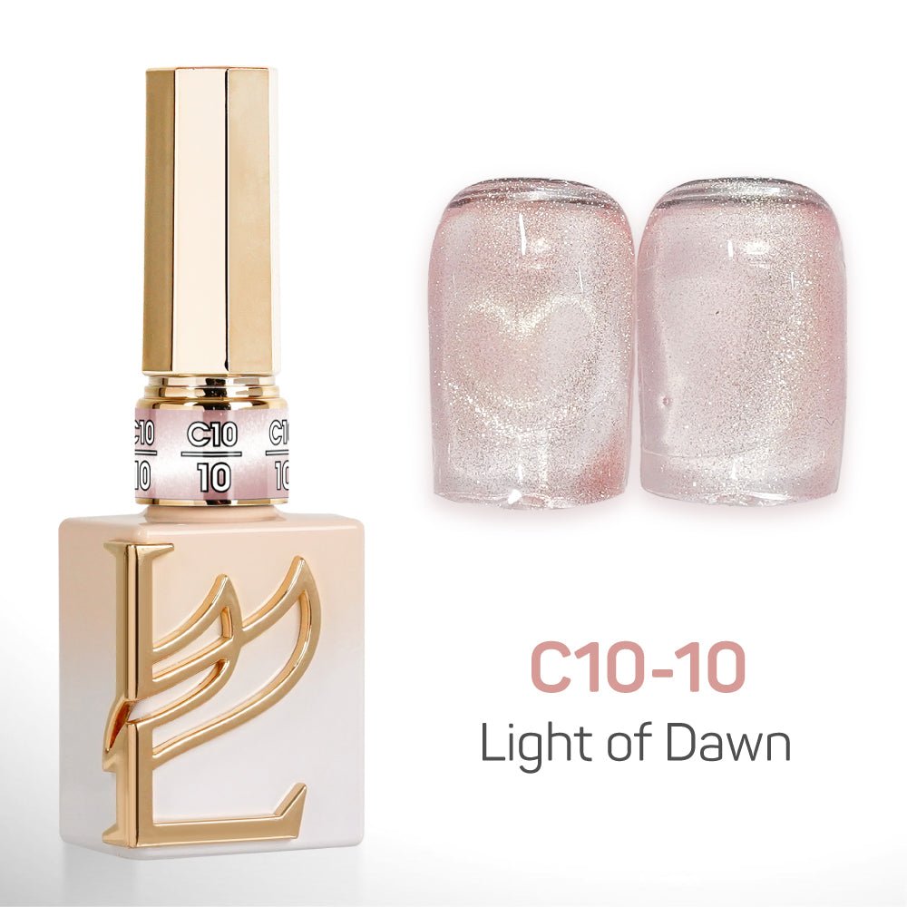 LAVIS C10 - Set 24 Colors - Gel Polish 0.5 oz - Light of Dawn Collection - DTK Nail Supply