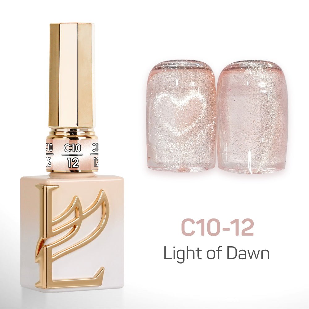 LAVIS C10 - Set 24 Colors - Gel Polish 0.5 oz - Light of Dawn Collection - DTK Nail Supply