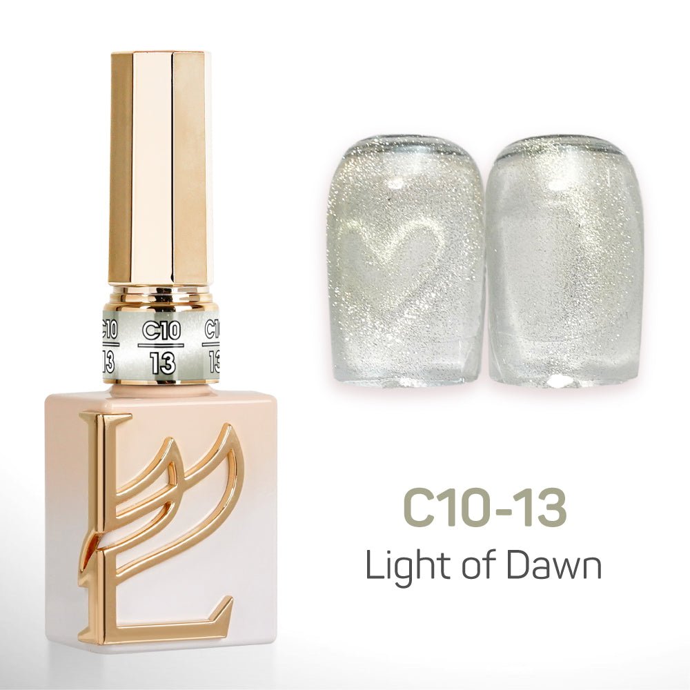 LAVIS C10 - Set 24 Colors - Gel Polish 0.5 oz - Light of Dawn Collection - DTK Nail Supply