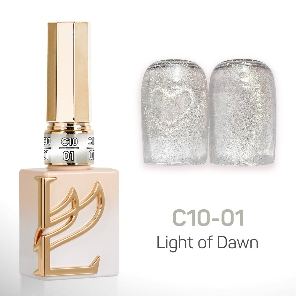 LAVIS C10 - Set 24 Colors - Gel Polish 0.5 oz - Light of Dawn Collection - DTK Nail Supply