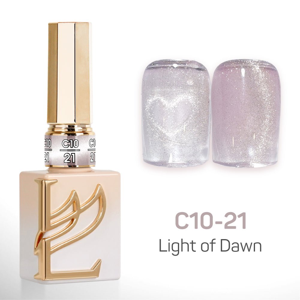 LAVIS C10 - Set 24 Colors - Gel Polish 0.5 oz - Light of Dawn Collection - DTK Nail Supply