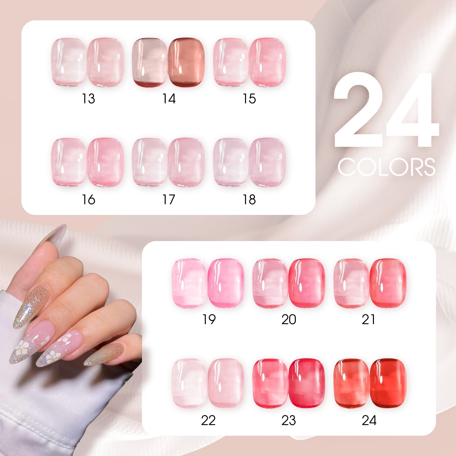 LAVIS C17 - 23 - Gel Polish 0.5 oz - Glossy Touch Collection - DTK Nail Supply