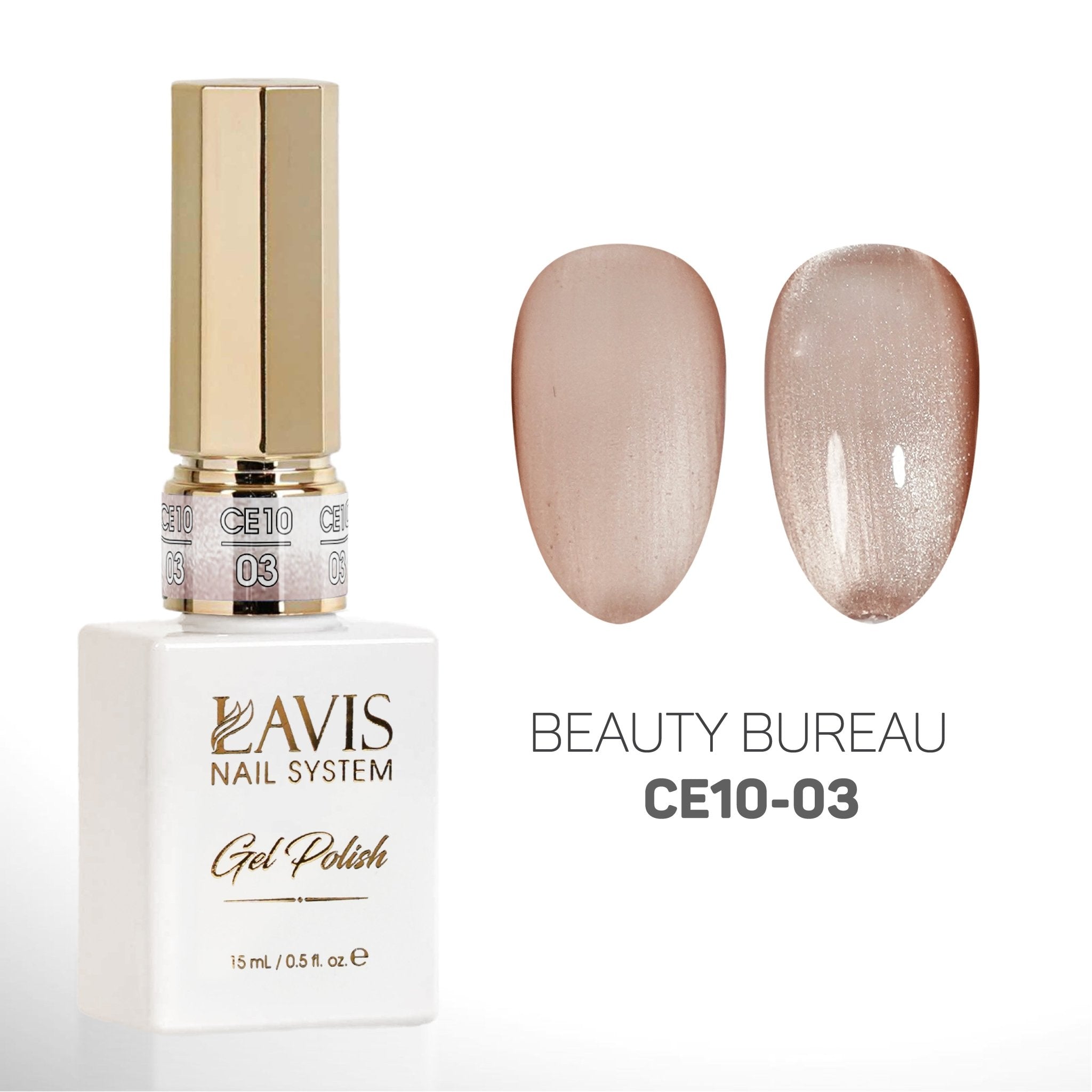 LAVIS 9D Cat Eyes CE10 - 03 (Ver2) - Gel Polish 0.5 oz - Beauty Bureau Collection
