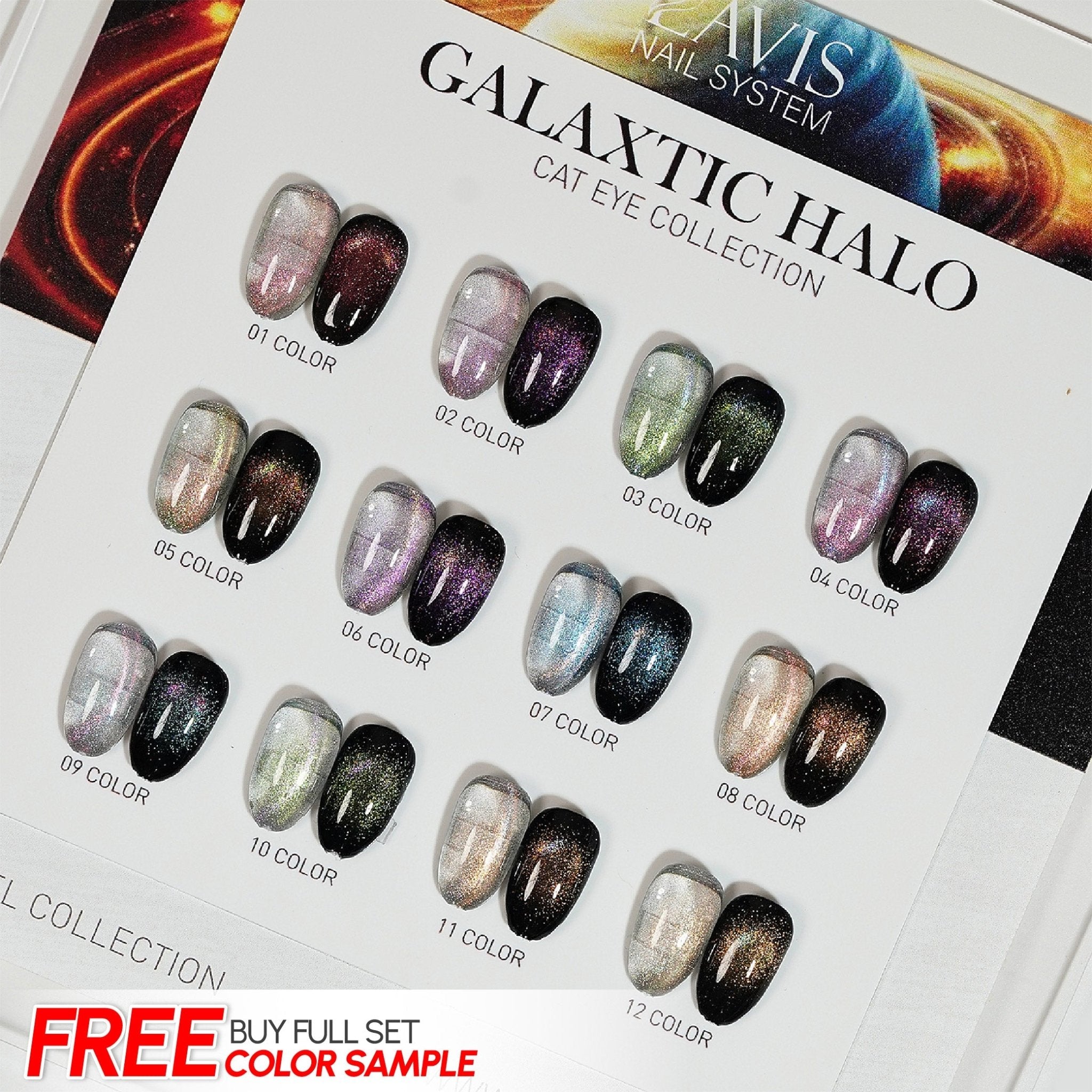 LAVIS 9D Cat Eyes Collection - Galaxtic Halo CE18