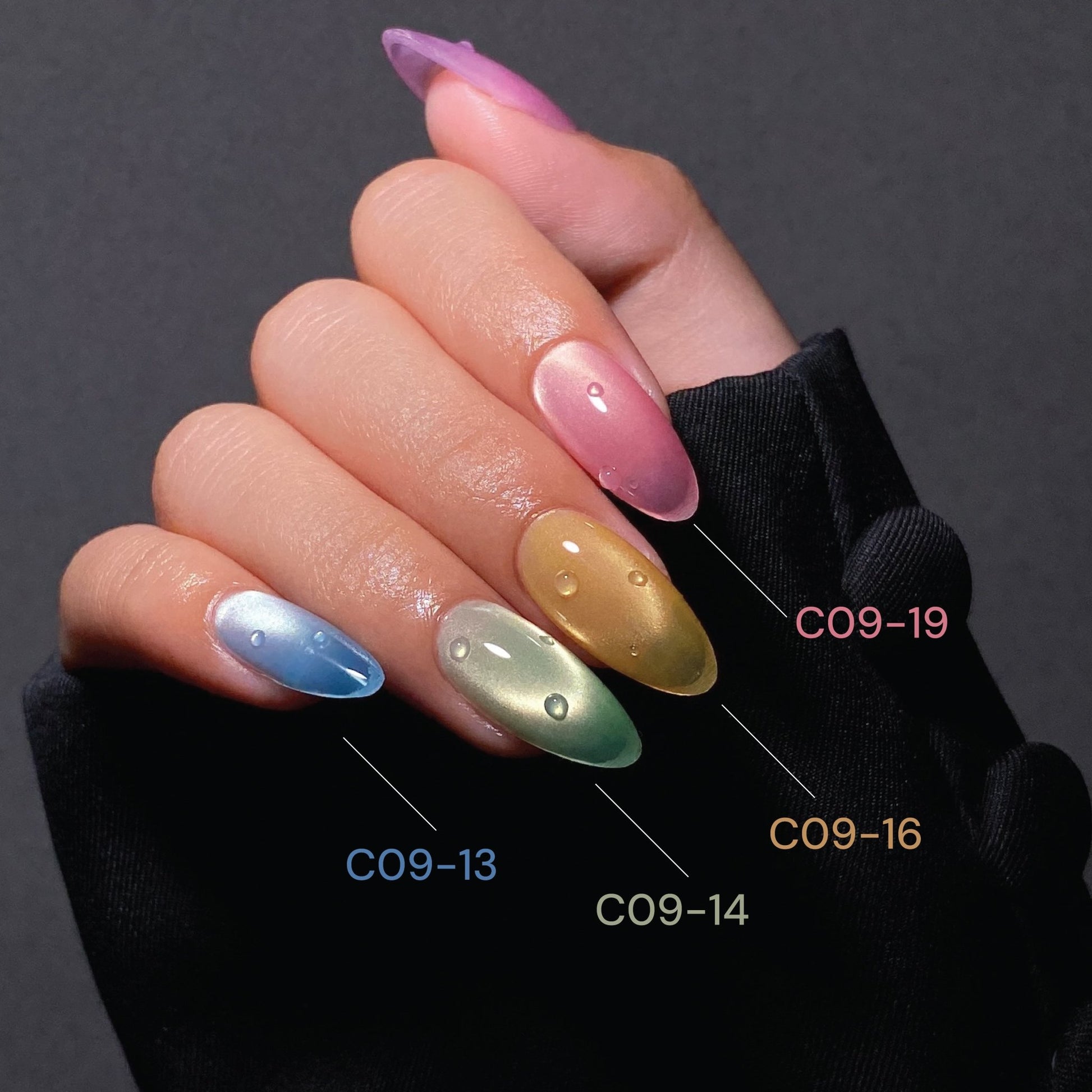 LAVIS Cat Eyes C09 - 14 - Gel Polish 0.5 oz - Morning Dewdrop Collection - DTK Nail Supply