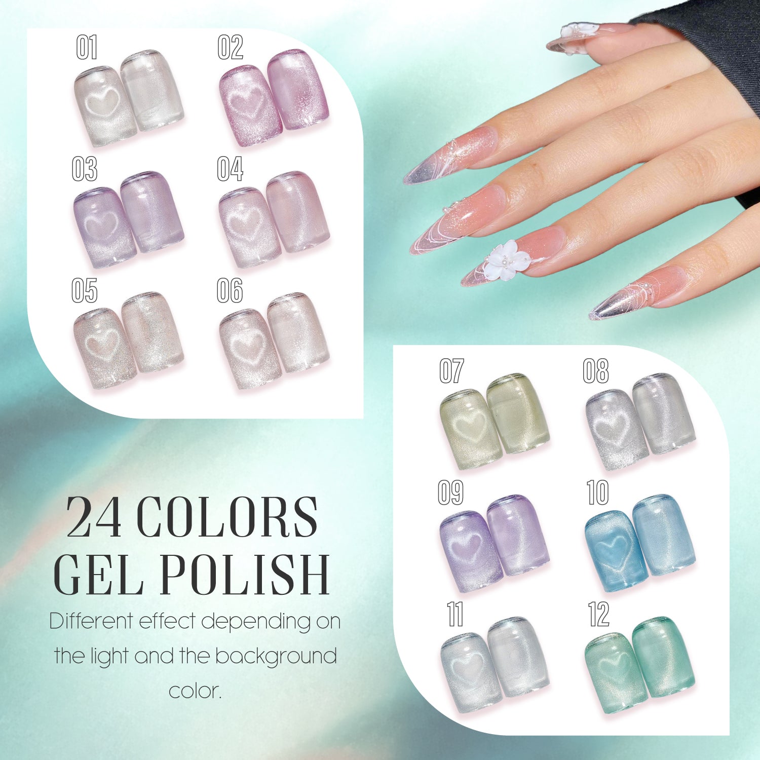 LAVIS Cat Eyes C11 - 15 - Gel Polish 0.5 oz - Mystic Veil Collection - DTK Nail Supply